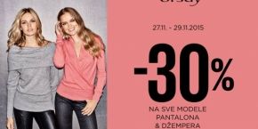 Orsay: Sale until 29.11.2015.