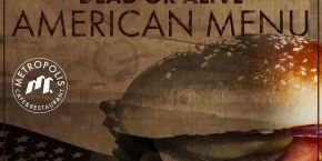 American menu in Metropolis!