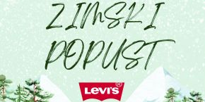Winter discount in Levi's store