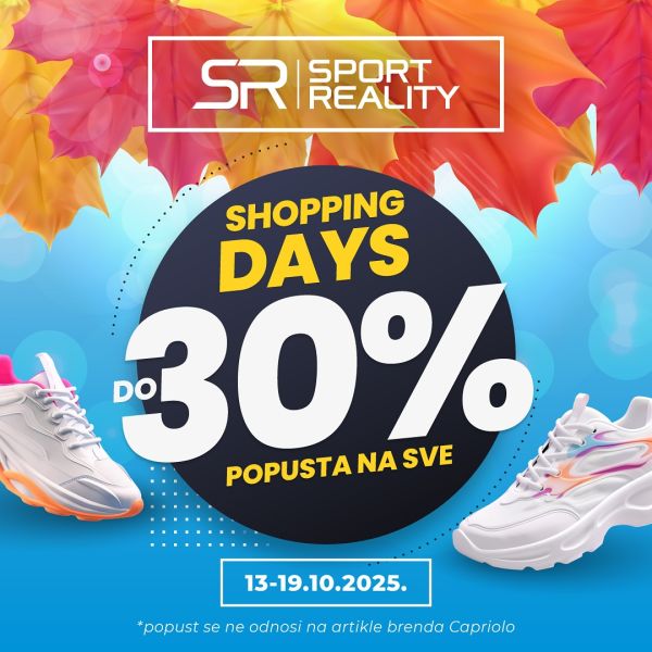 Shopping daniu Sport Reality radnji
